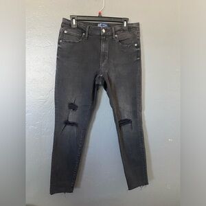 Gap Factory Black Distressed Jeans Size 31 Regular‎
